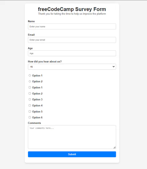 Survey Form